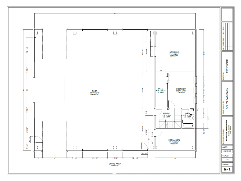 Boziwi Workshop 1st Floor Plan